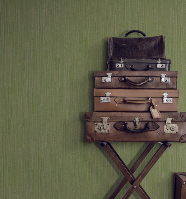 Ronald Redding Designs Weekender Weave Green Wallpaper