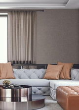York Wallcoverings Gunny Sack Texture Brown Wallpaper