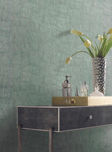 York Wallcoverings Brushstrokes Aqua Wallpaper