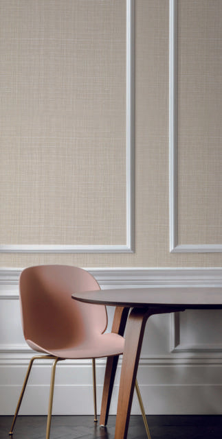 York Caprice Cream Wallpaper