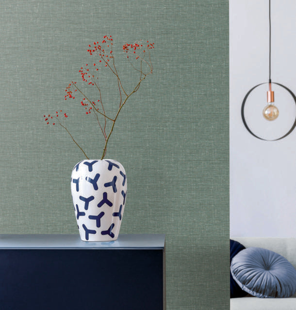 York Altitude Green Wallpaper