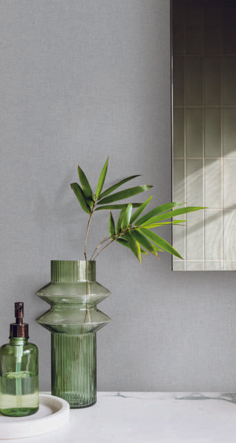 York Gypsy Weave Gray Wallpaper