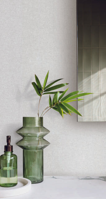 York Gypsy Weave White Wallpaper