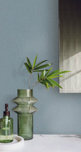 York Gypsy Weave Blue Wallpaper