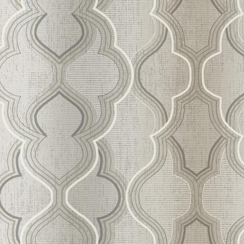 York Wallcoverings Ombre Damask Neutral Wallpaper