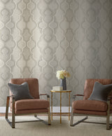 York Modern Ombre Damask Neutral Wallpaper