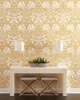 York French Artichoke Dam Yellow Wallpaper