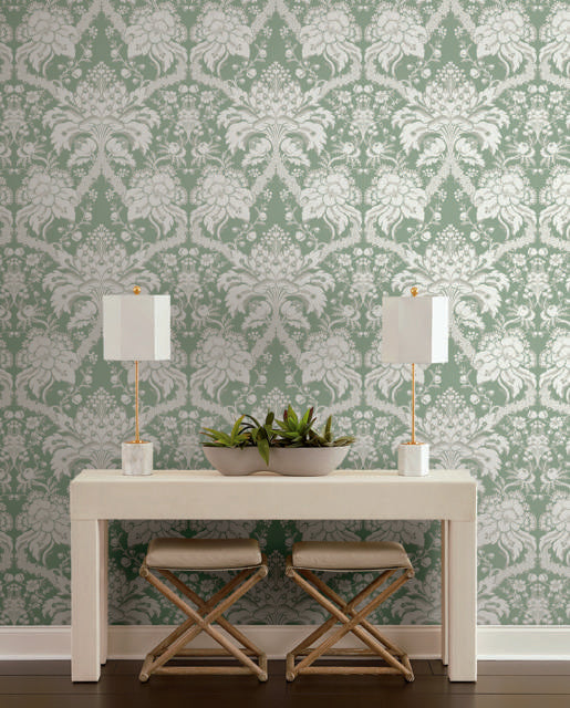York French Artichoke Dam Green Wallpaper