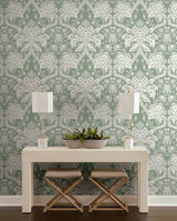 York French Artichoke Dam Green Wallpaper