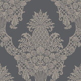 York Wallcoverings Pineapple Plantation Grey Wallpaper