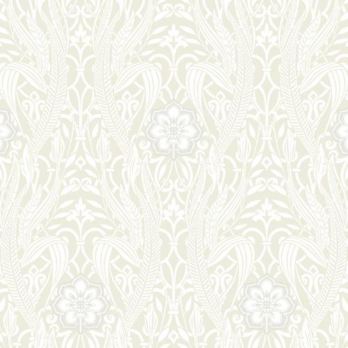York Wallcoverings Gatsby Damask Beige Wallpaper