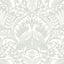 York Wallcoverings Egret Damask Green Wallpaper