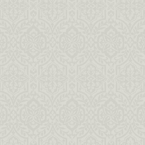York Wallcoverings Cathedral Grey Damask Wallpaper