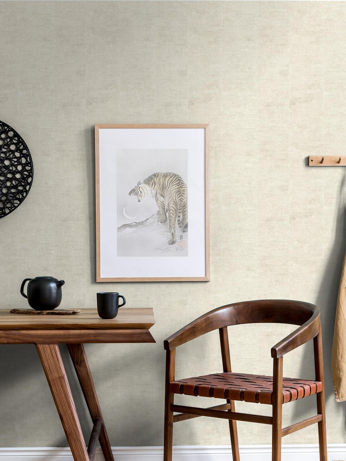 Brewster Home Fashions Advantage Windsong Stripes Dove Wallpaper