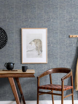 Brewster Home Fashions Advantage Windsong Stripes Denim Wallpaper