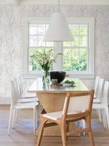 Brewster Home Fashions Advantage Windsong Trees Cream Wallpaper