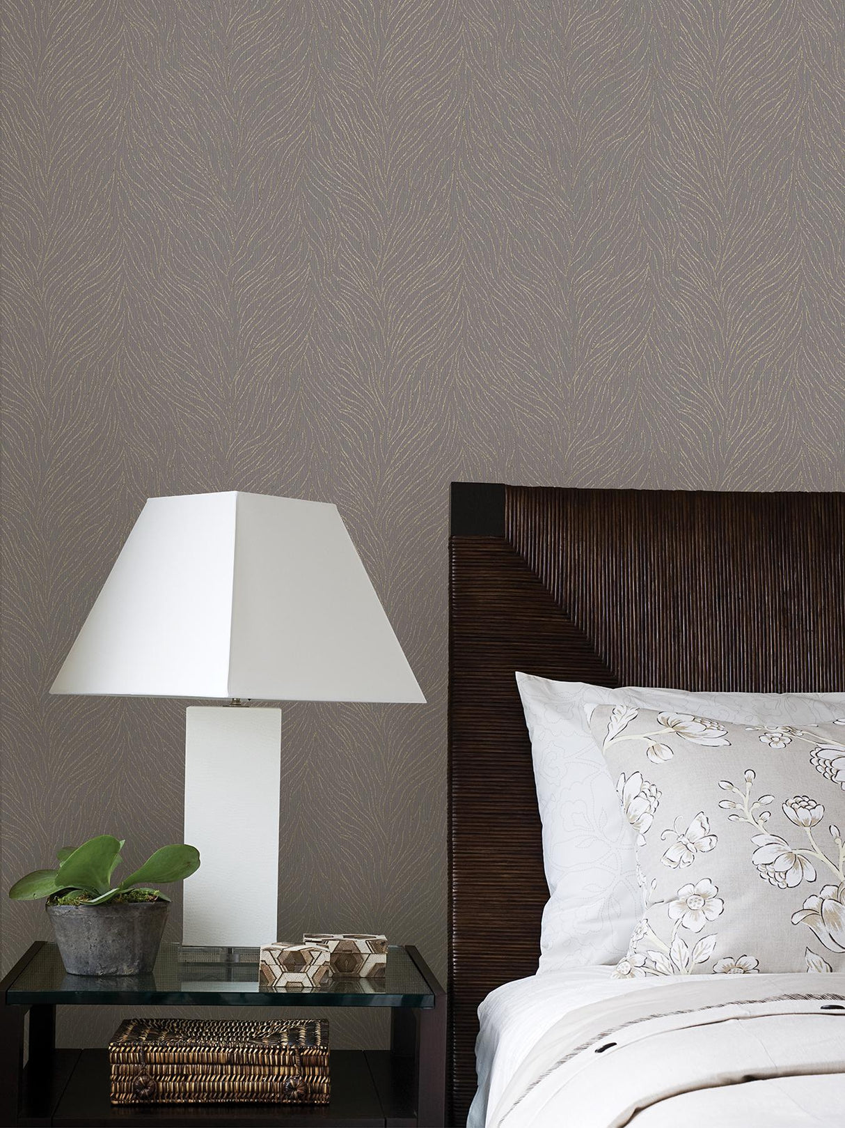 Brewster Home Fashions Advantage Windsong Abstract Mauve Wallpaper