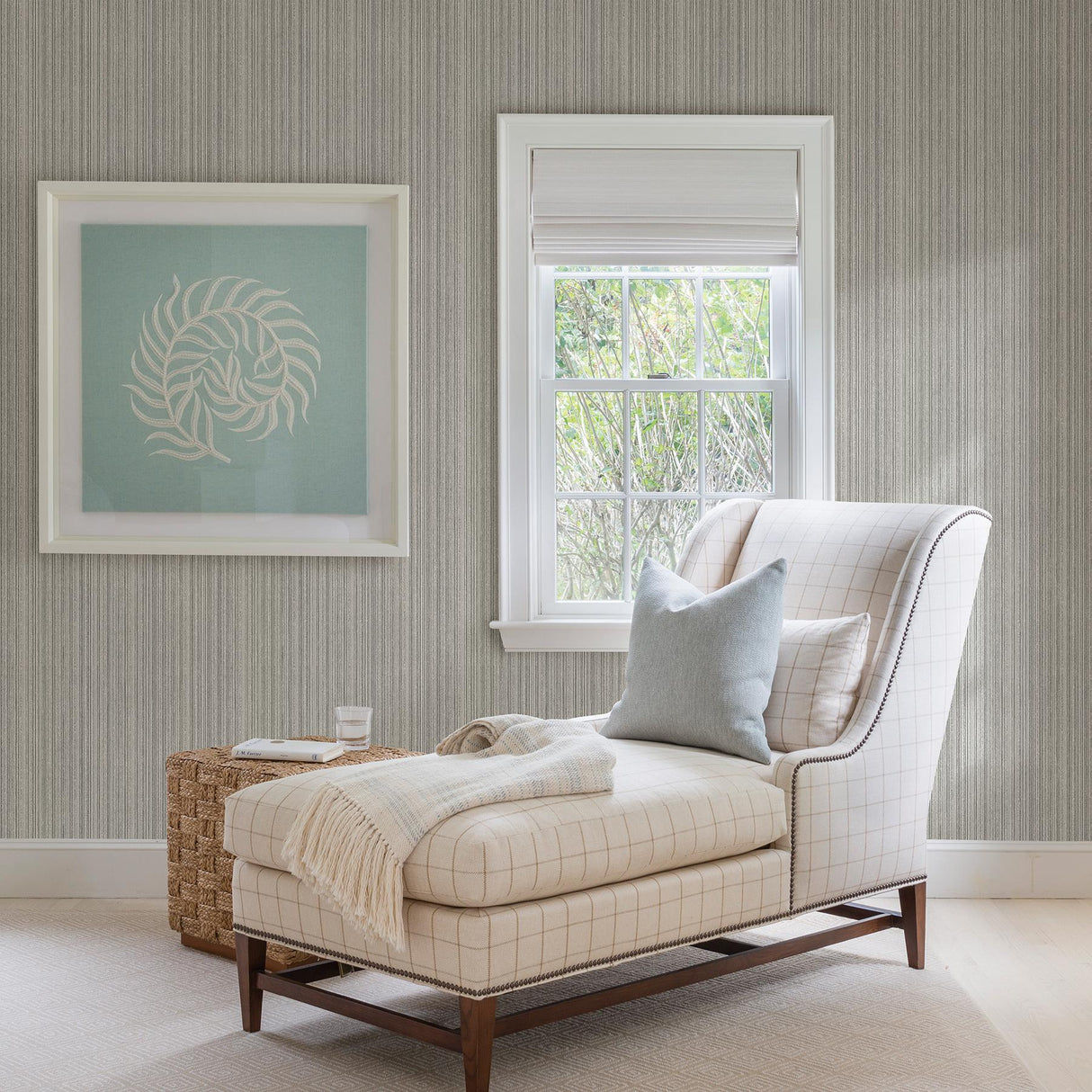 Brewster Home Fashions Salois Light Grey Texture Wallpaper