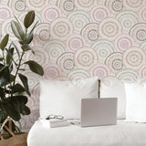Brewster Home Fashions Brewster Riva Medallions Multicolor Wallpaper