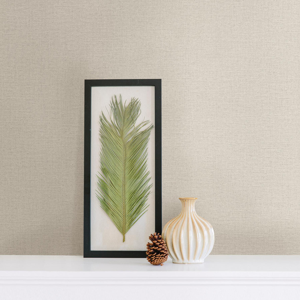 Brewster Home Fashions Advantage Stones & Woods 2774-448610 Cream Wallpaper