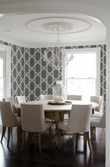 Brewster Home Fashions Kenneth James Azmaara 2671-22421 Charcoal Wallpaper