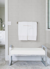 Brewster Home Fashions Galley White Subway Tile Paintable Wallpaper