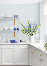 Brewster Home Fashions Gaffrey White Stone Paintable Wallpaper
