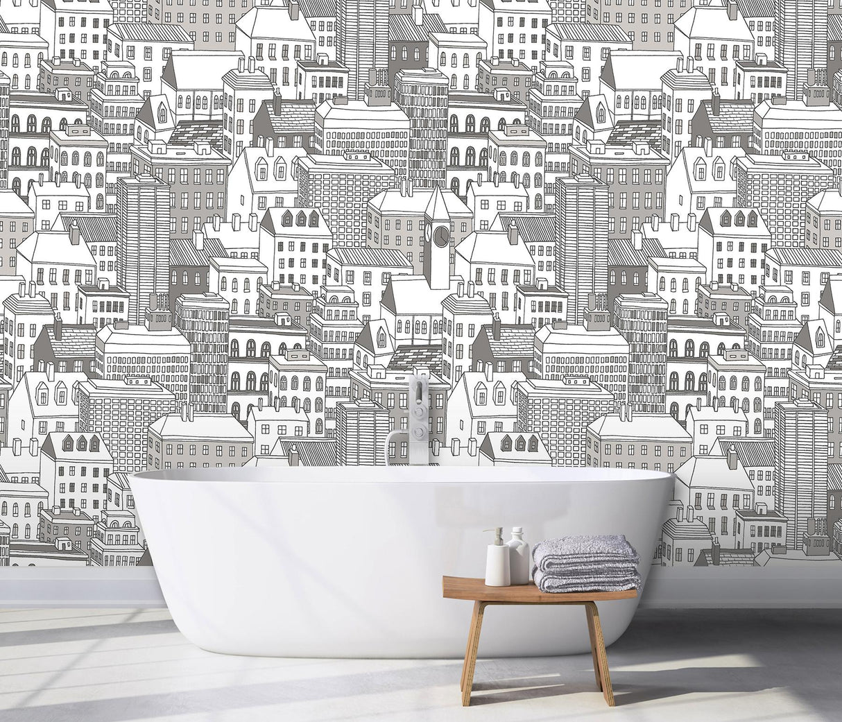 Brewster Home Fashions Katie Hunt X  None Graphics Greys Wallpaper