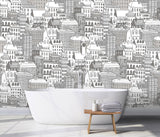 Brewster Home Fashions Katie Hunt X  None Graphics Greys Wallpaper