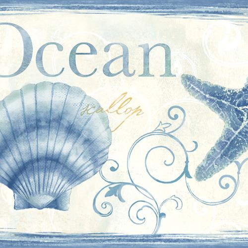 Brewster Home Fashions Chesapeake Seaside Living 3113-53561B Blue Wallpaper