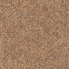 Brewster Home Fashions Longmont Burnt Sienna Global Geometric Wallpaper