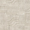 Brewster Home Fashions Pueblo Light Grey Global Geometric Wallpaper