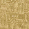 Brewster Home Fashions Pueblo Mustard Global Geometric Wallpaper