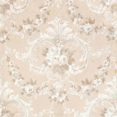 A-Street Prints Zio And Sons Damask Blush Wallpaper