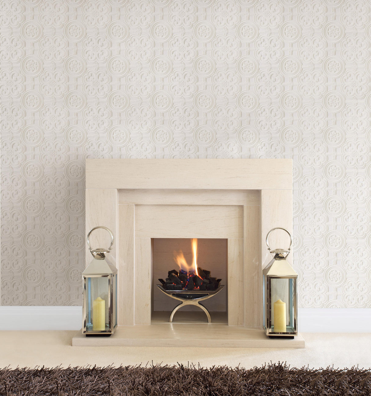 Brewster Home Fashions Brewster Anaglypta Xii Rd80029 Paintable Wallpaper