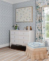 A-Street Prints Erin Gates Rhys Blue Wallpaper