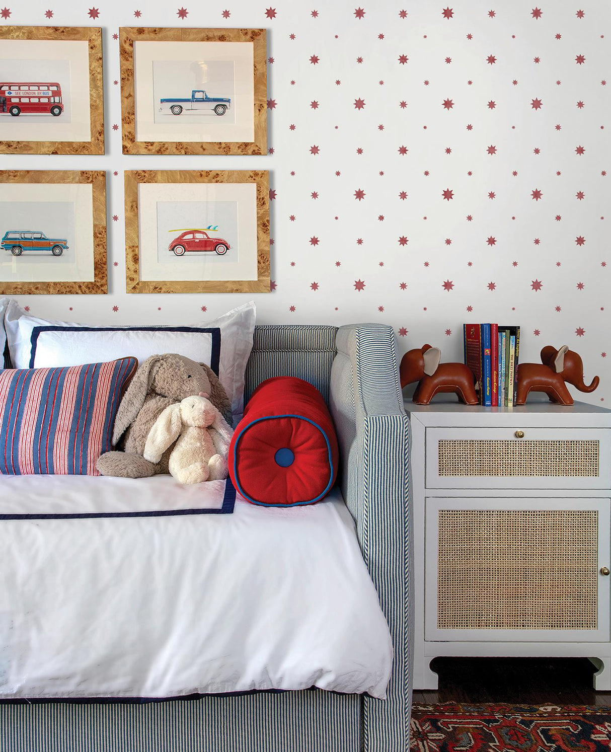 A-Street Prints Erin Gates Henry Red Wallpaper