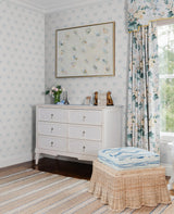 A-Street Prints Erin Gates Emma Blue Heather Wallpaper