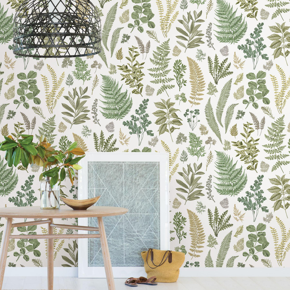 A-Street Prints Britta Green Herbs Wall Mural