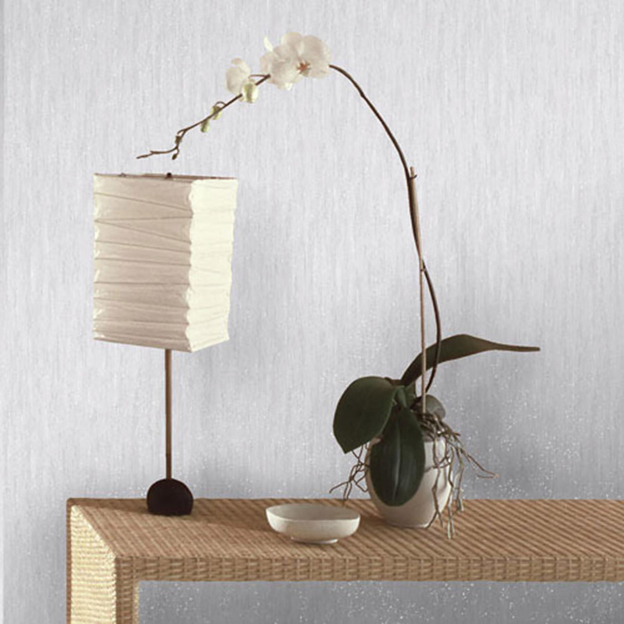 Brewster Home Fashions Advantage Bath 2814-M0735 Light Grey Wallpaper