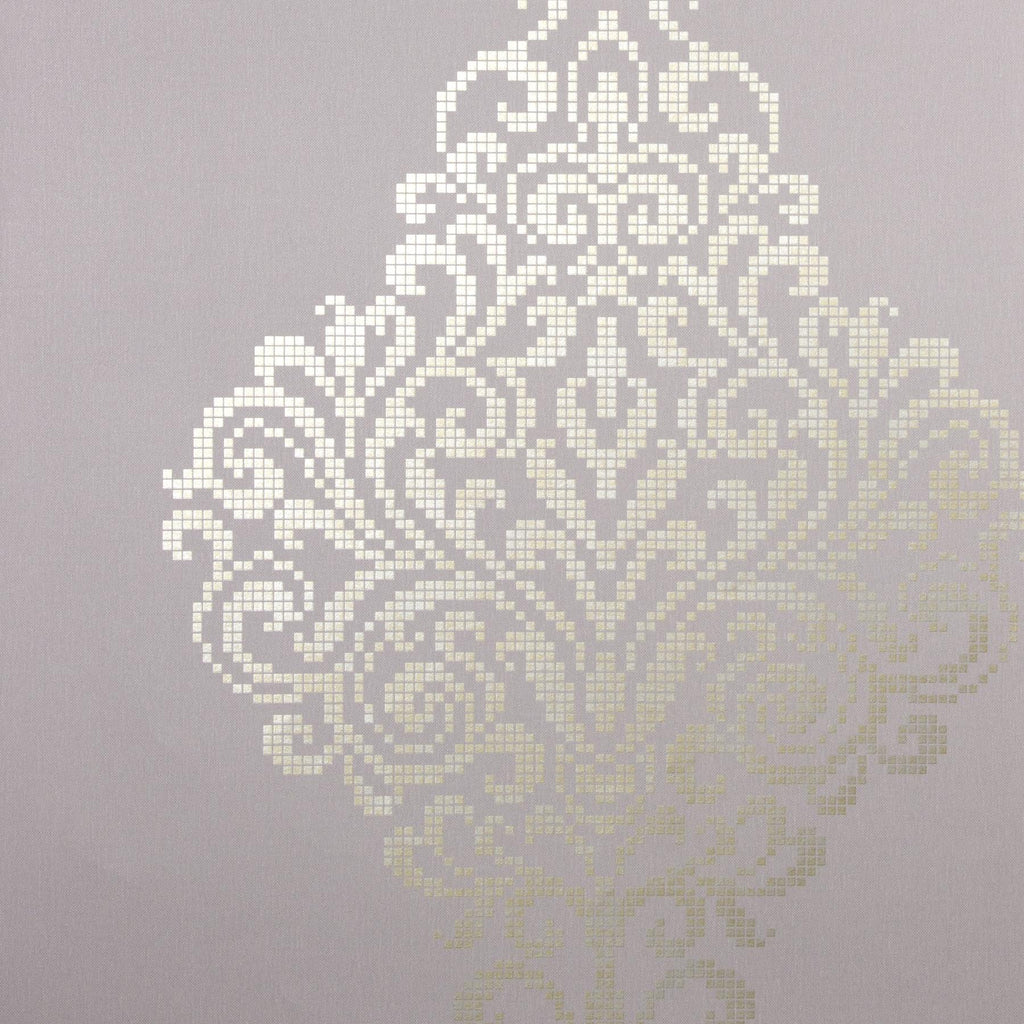 Brewster Home Fashions Lux Metallic Damask Lavender Wallpaper