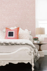 A-Street Prints Lina Botanical Pink Wallpaper