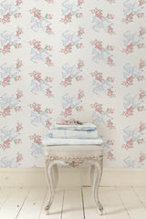 A-Street Prints Loveshackfancy Rosa Beaux Pastel Blue Wallpaper
