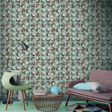 Brewster Home Fashions Sirpi Sirpi Geometrics Grey Wallpaper