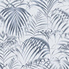 Brewster Home Fashions Raja Blue Palm Wallpaper