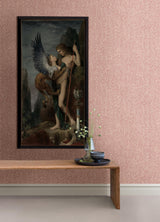 A-Street Prints Revival Chevron Burgundy Wallpaper