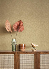 A-Street Prints Wright Gold Textured Triangle Wallpaper