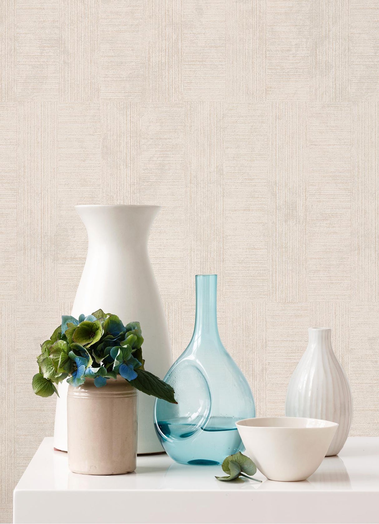 Brewster Home Fashions Eldorado Cream Geometric Wallpaper