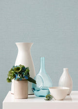 Brewster Home Fashions Advantage Cuba Distressed Textures Light Blue Wallpaper