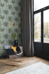 Brewster Home Fashions Esta Home Design Department Taj Palm Trees Sage Wallpaper